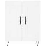  Visoka komoda bijela 69,5x34x180 cm konstruirano drvo | shoptok.hr