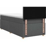  Boxspring krevet s madracem Tamnosiva 90 x 200 cm Tkanina | shoptok.hr