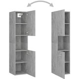  Set kupaonskog namještaja od iverice siva boja betona | shoptok.hr