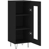  Komoda crna 34,5 x 34 x 90 cm od konstruiranog drva | shoptok.hr