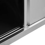  Radni stolovi s kliznim vratima 2 kom 200x50x(95-97)cm cm čelik | shoptok.hr