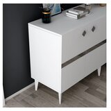 Hanah home iris - white, silver whitesilver console | ePonuda.com