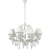 Lesnina XXXL KRISTALNA VISEČA SVETILKA 80/105 cm E14 | Shoptok.si