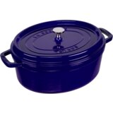Staub Oval Cocotte, 31cm cast iron, dark blue Cijene