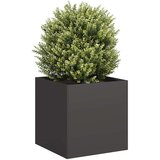 vidaXL Planter Black 40x40x40 cm Hladno valjano jeklo | Shoptok.si