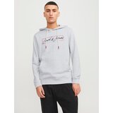Jack & Jones Sweater majica 'ZURI' morsko plava / crvena / bijela melange | shoptok.hr
