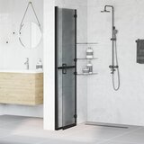  Walk-In zid za tuširanje Crna 110 x 6,5 x 190 cm | shoptok.hr