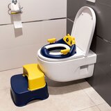 ECO TOYS stepenice za WC za djecu plavo-žute | shoptok.hr