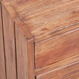 Maison Chic Nočna omarica - Nočna miza s 3 predali 35x25x35 cm trden mahagonij, (21688825) | Shoptok.si