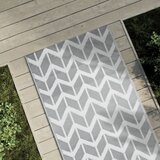 vidaXL Zunanja preproga siva 80x250 cm PP | Shoptok.si