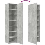  Visoka komoda siva betona 45x42,5x185 cm od konstruiranog drva | shoptok.hr