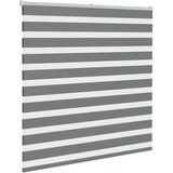 vidaXL Zebra senčilo temno sivo 150x100 cm tkanina širina 145,9 cm | Shoptok.si
