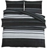  Set posteljine za poplun crno-bijeli 200x220 cm pamučni | shoptok.hr