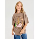 Sinsay Pamučna oversize majica s printom Pusheen the Cat Cijene