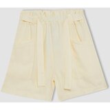 Defacto girl's Pocketed Paperbag Shorts Cene