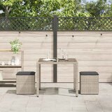  Vrtni stolci s jastucima 2 kom svijetlo sivi 40x40x43 cm | shoptok.hr