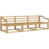  Set vanjskih sofa 3 pcs Bijela 245,5 x 83 x 73 cm | shoptok.hr
