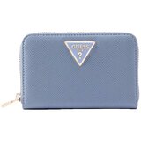 Guess Denarnica LAUREL II SLG MED ZIP Modra Cene