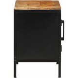  Noćni ormar Smeđa i crna 50 x 30 x 45 cm Čvrsto drvo manga | shoptok.hr
