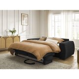 Bobochic Paris Crna sofa za spavanje/sklopiva od samta 240 cm Hugo – | shoptok.hr
