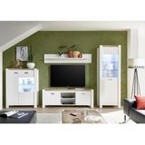 Cantus DNEVNI REGAL, bela, barve hrasta | Shoptok.si