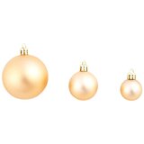 vidaXL set božićnih kuglica 100 komada 3/4/6 cm ružičasti/zlatni | shoptok.hr