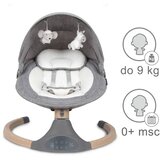 Kidwell Luxi 2u1 električna stolica za ljuljanje, sivo-smeđa | shoptok.hr