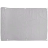 Balkonski zaslon za privatnost sivi 600 x 90 cm PVC | Eponuda.ba
