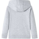  Dječja majica s kapuljačom siva prošarana i narančasta 92 | shoptok.hr