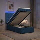  Krevet od pjene s madracem i LED-om Plava 90 x 200 cm Tkanina | shoptok.hr
