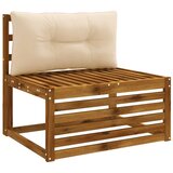  Jastučić za leđa PUTTEN 100% poliester Krem 80 x 40 x 10 cm - Krem 80 x 40 x 10 cm Melange | shoptok.hr