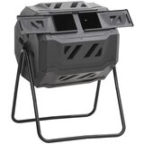  Vrtna posuda za kompost crna 73 x 64 x 95 cm 160 L | shoptok.hr