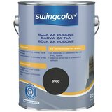 SWINGCOLOR Boja za pod (Crna, 2,5 l, Svilenkasti sjaj) | shoptok.hr