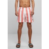 Urban Classics Plus Size Pattern Swim Shorts palepinkbarstripe | Shoptok.si