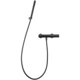 Paffoni LIG168DNO Light stenska armatura za tuš s tuš setom črna | Shoptok.si