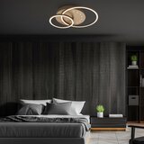 BRILO prigušiva LED plafonska svetiljka LED/26W/230V 3000K braon | Eponuda.com