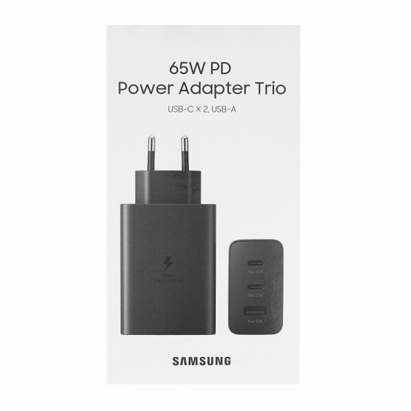 Samsung Kućni punjač EP-T6530-NBE 65W 2x USB + Type C | Eponuda.com