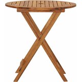  3-dijelni sklopivi vrtni blagovaonski set masivno drvo bagrema Smeđa 70 cm | Shoptok.si