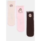 Sinsay Pamučne čarape s vezom 3 pack Pusheen the Cat | shoptok.hr