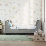  Okvir kreveta za malu djecu s naslonom Svjetlosiva 70 x 140 cm | shoptok.hr