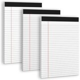INF A4 Lined Tear-Off Notepad Pack of 4 — 50 Sheets Each, White Paper, (5000158087) Cene