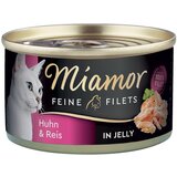 Miamor Ekonomično pakiranje Feine Filets 24 x 100 g - Piletina i riža u želeu | shoptok.hr