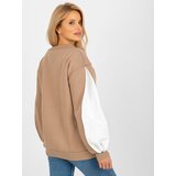 ex moda Sweatshirt-EM-BL-768.29X-dark beige | shoptok.hr