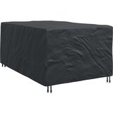 vidaXL Prevleka za zunanje pohištvo Črna 143 x 225 x 90 cm 600D | Shoptok.si
