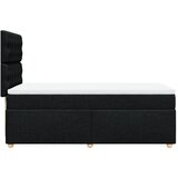  Box spring krevet s madracem crni 90x190 cm od tkanine | shoptok.hr