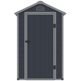 WESTMANN Universo L plastična vrtna kućica | Antracit | 134x192x204 cm | shoptok.hr