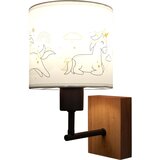 Brilagi Zidna lampa BOBO WOOD 1xE27/25W/230V hrast/crna/bela/jednorozi | Eponuda.com