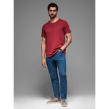 Ombre LOOSE FIT men's t-shirt with pocket - red | Eponuda.ba
