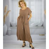 Pri Long maxi dress with waist tie "Summer Elegance" | shoptok.hr