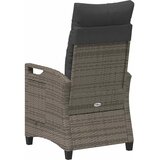  Ležaljka u vrtu Siva i tamno siva 56 x 60 x 112 cm poliratan | shoptok.hr